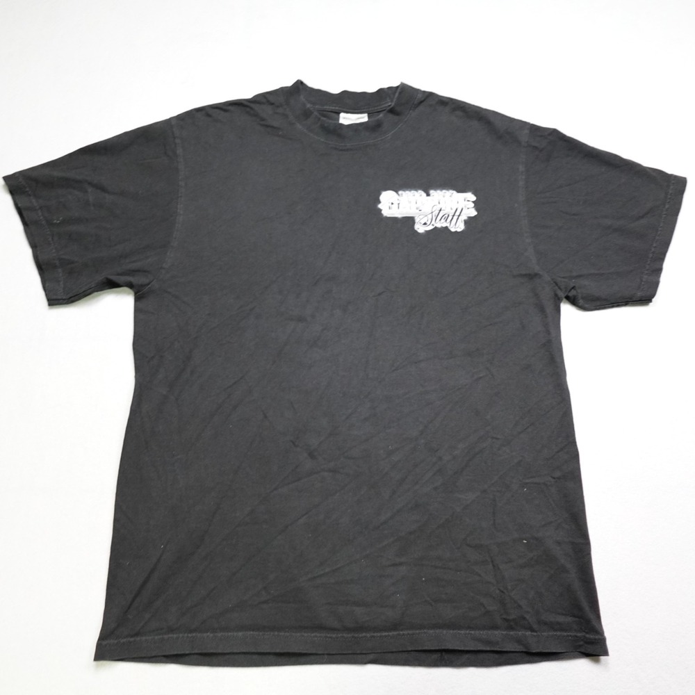 Shaka Wear T-Shirt Men Large Black Bigg City Capzone Staff Heavy Streetwear